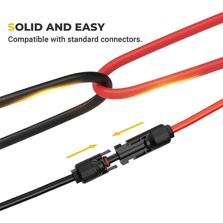 Wordt 20 voet 10AWG zonne -verlengkabel hard en scheurt in lage temperaturen?