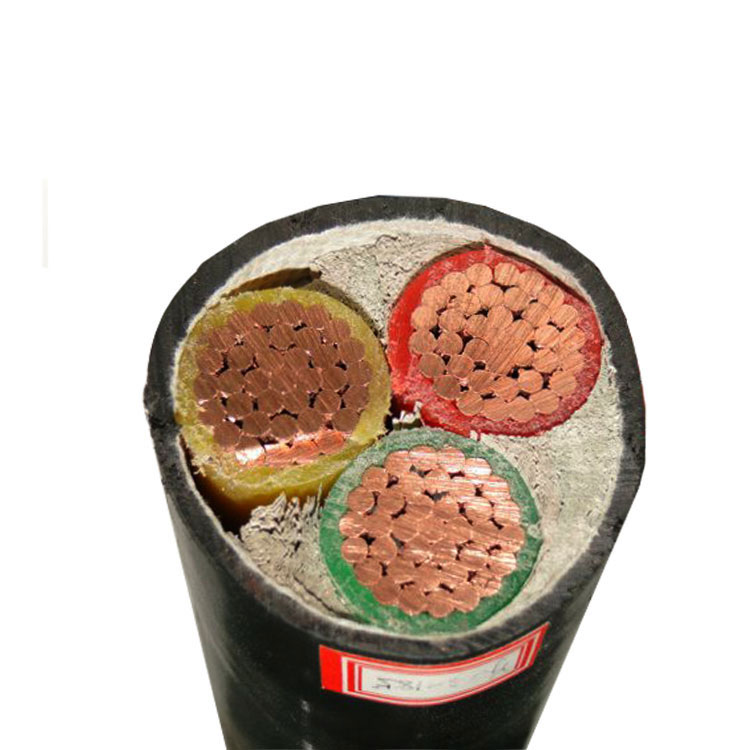 Wat is een koperen voedingskabel met 3 aders?